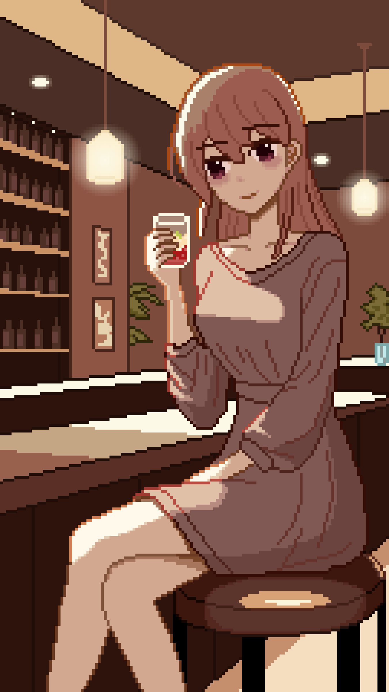 pixel art bar