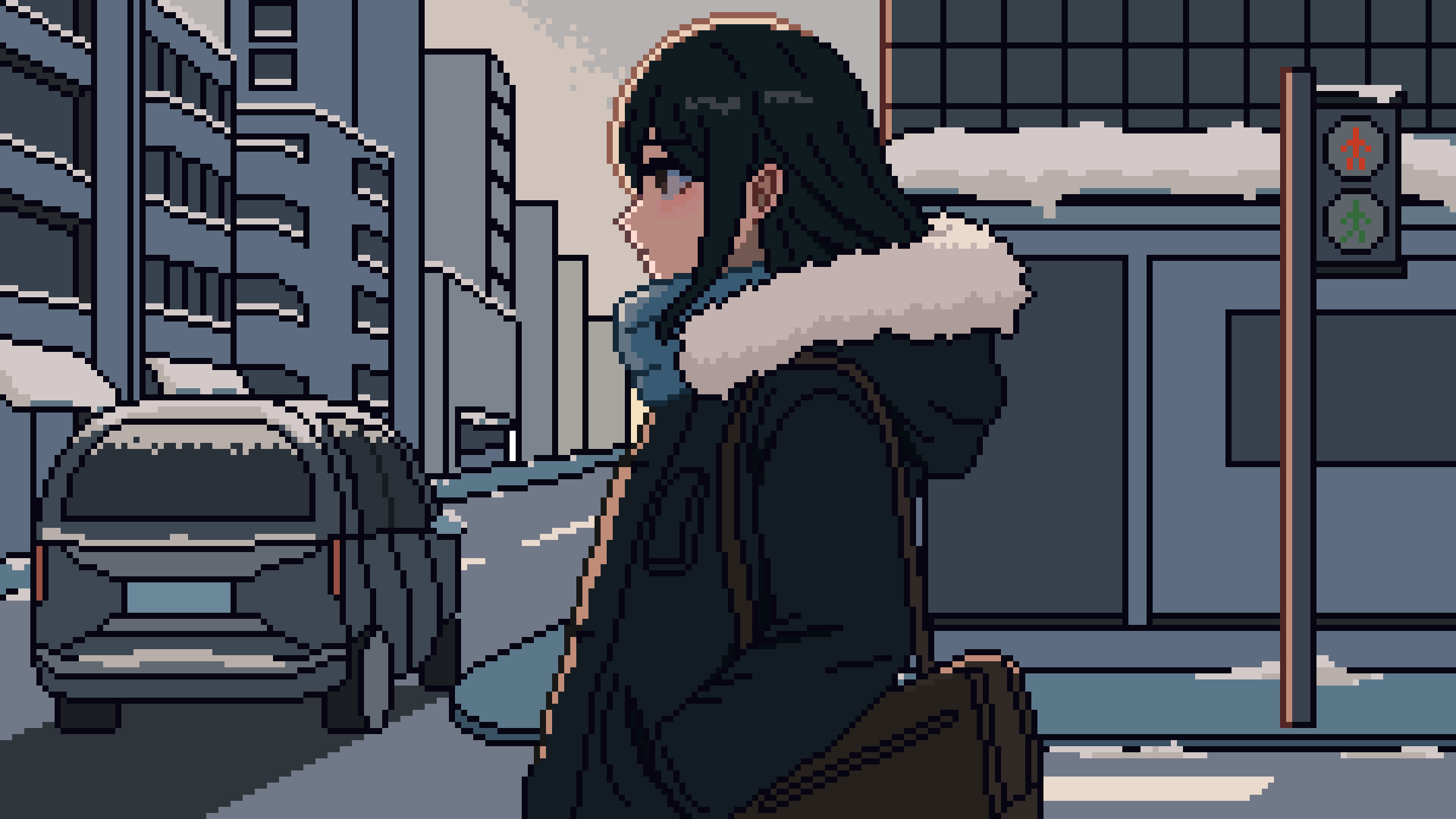 pixel art winter