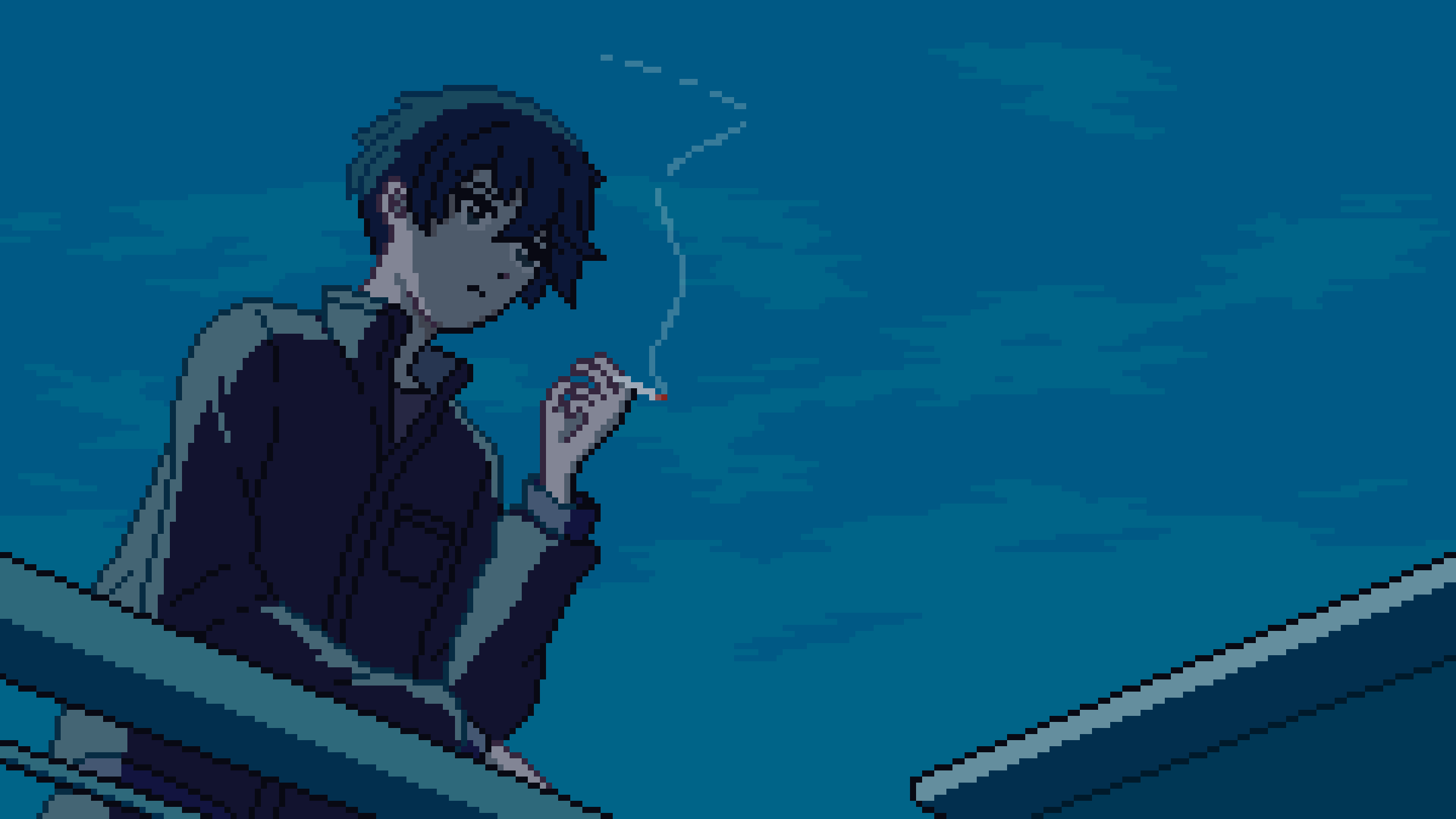 pixel art cigarette
