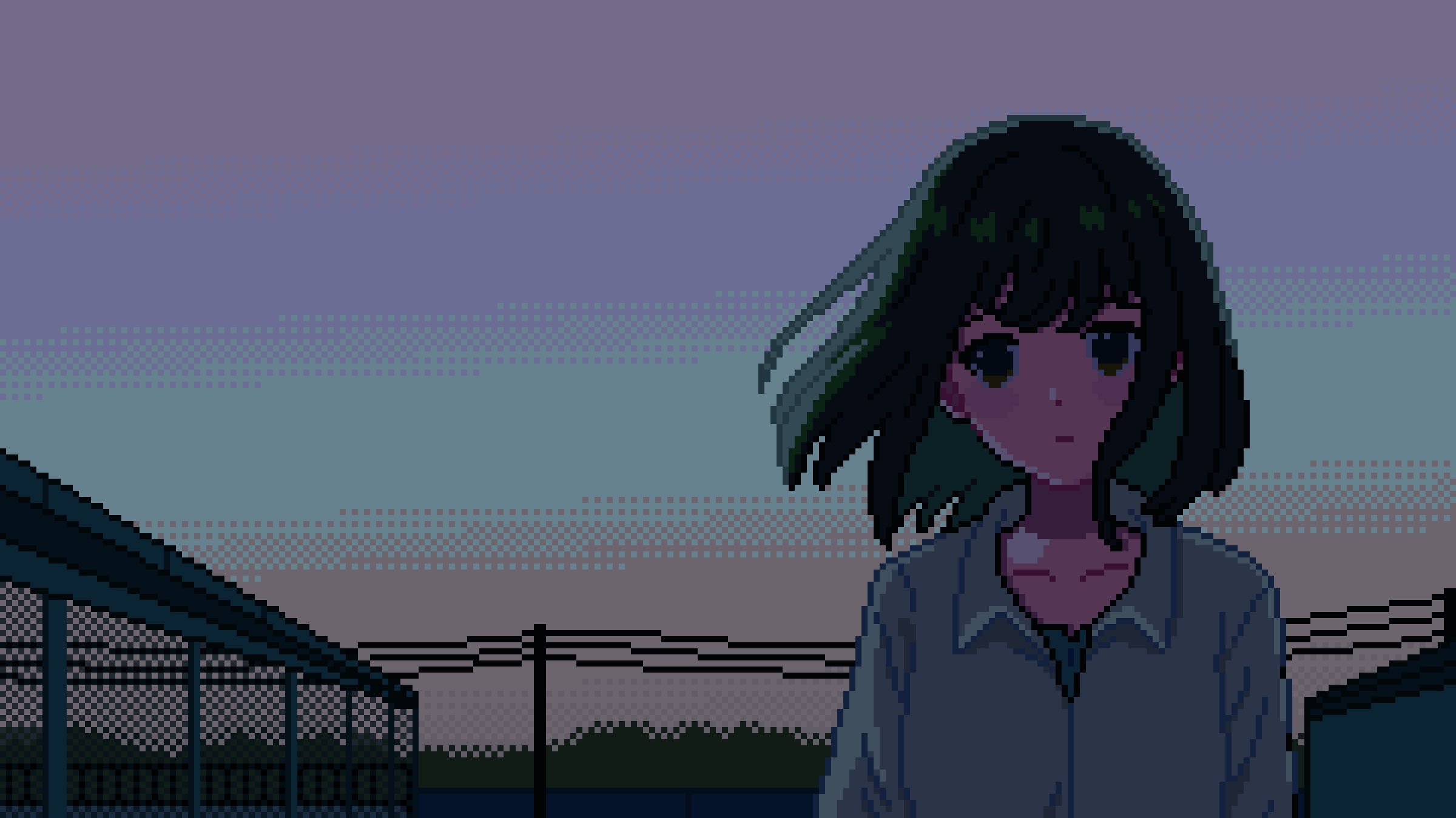 pixel art dusk