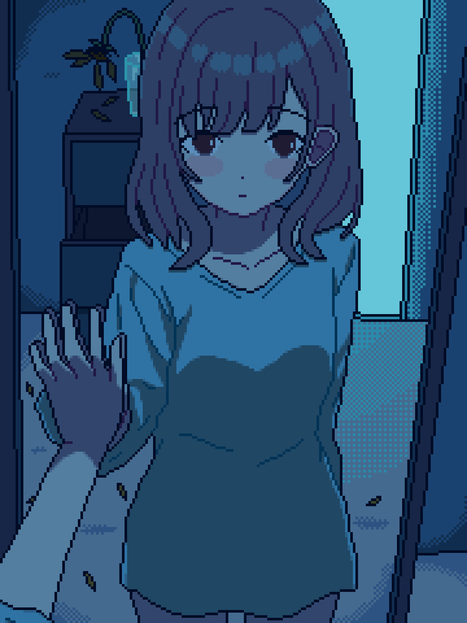 pixel art mirror